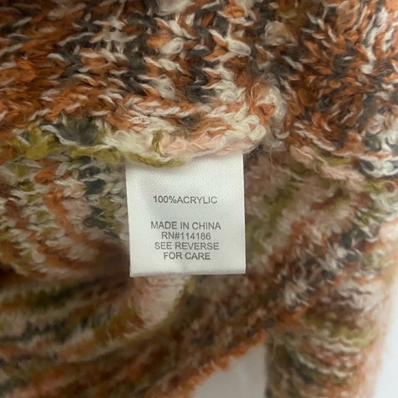 Peyton Primrose LIKE NEW multi color soft oversized knit spacedye sweater size M - Picture 4 of 4